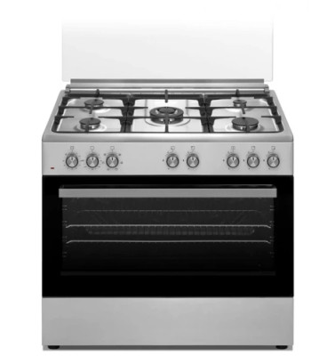 Плита комбинированная SIMFER F96MH52001 нерж. (5-конф, чугун,стекл. крыш)