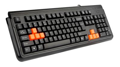 Клавиатура A4 X7-G300 черный USB Gamer