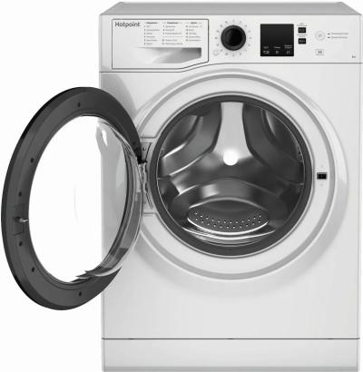 С/м фронтальная HOTPOINT NSS 6015 K RU белый/чёрный
