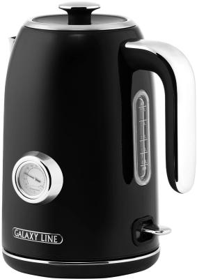 Чайник электрический GALAXY LINE GL 0350 черный нерж.сталь