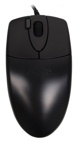 Мышь A4 OP-620D черный оптическая (800dpi) USB