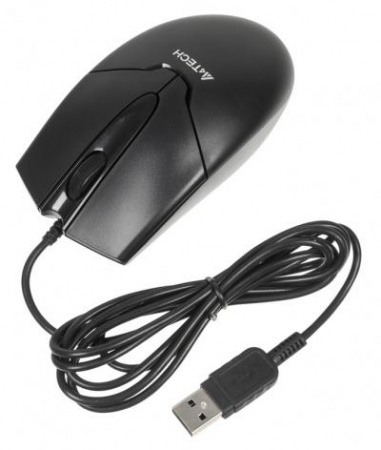 Мышь A4Tech V-Track Padless OP-550NU черный оптическая (1000dpi) USB (3but)