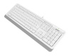 Клавиатура A4 Fstyler FK10 белый/серый USB Multimedia