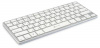 Клавиатура OKLICK 855S серебристый USB беспроводная BT/Radio slim Multimedia (1696464)