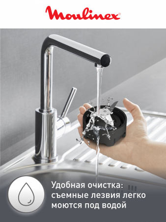 Блендер стационарный MOULINEX LM15FD10 серебристый