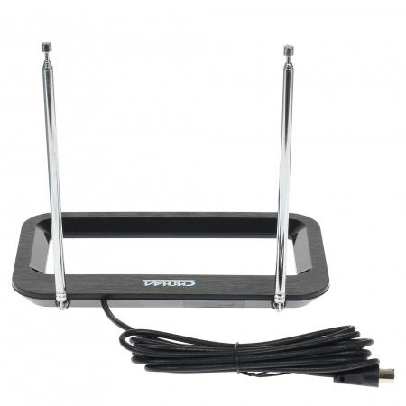 Антенна комнатная DVB-T2 и ДМВ+МВ пассивная Сигнал SPI 617 усы 0,38м кабель 3м/23377