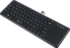 Клавиатура OKLICK 830ST черный USB беспроводная slim Multimedia Touch