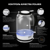 Чайник электрический POLARIS PWK 1753CGL белый/черный стекло/пластик